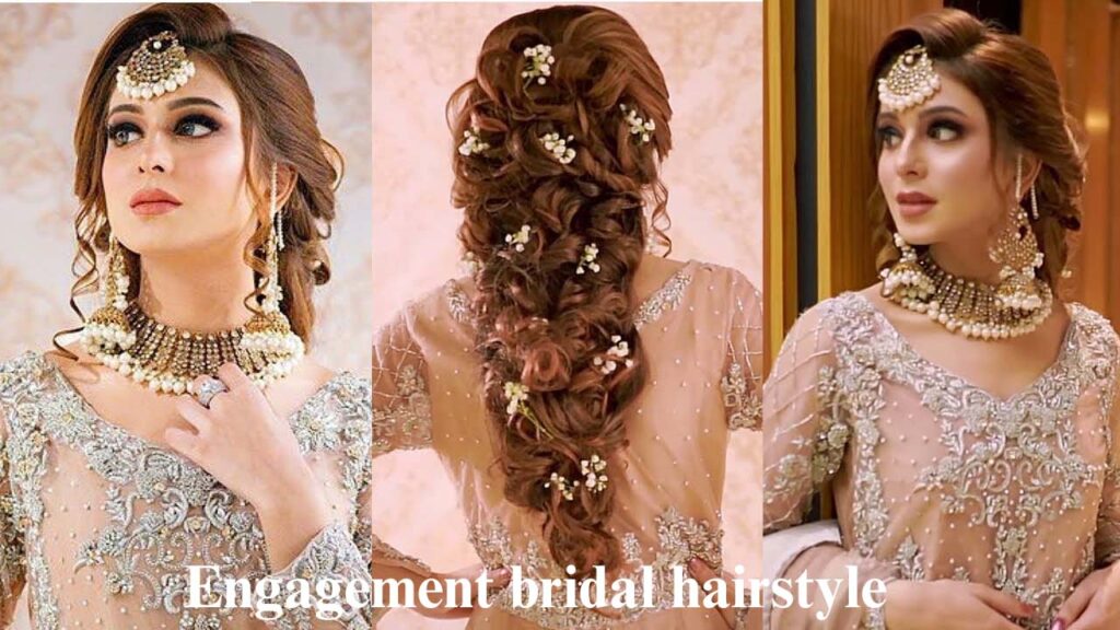 engagement bridal hairstyle