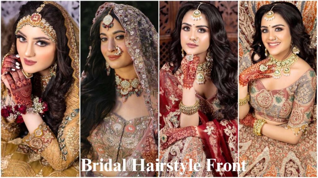 bridal hairstyle front